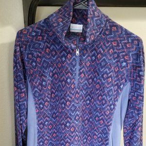 Columbia 1/4 Zip Fleece Pull Over EUC